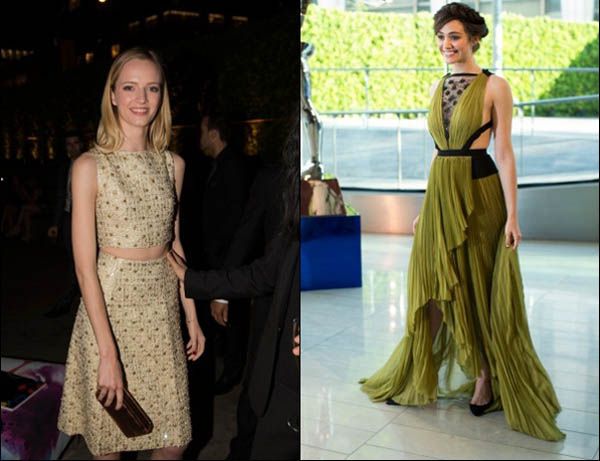 Daria Strokous and Emmy Rossum