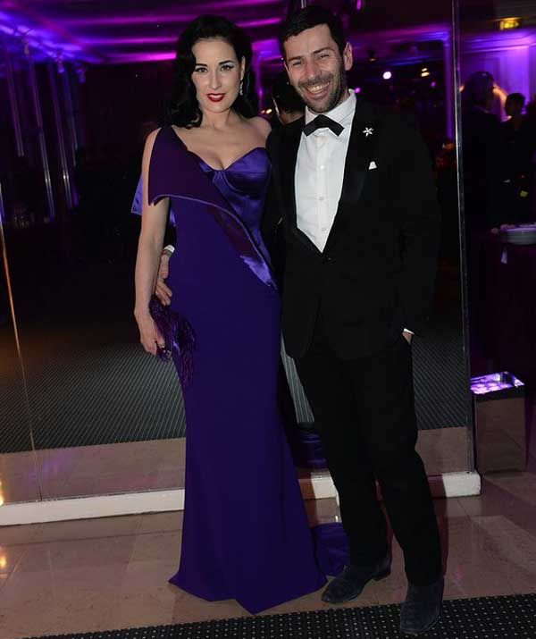 Dita Von Teese and Alexis Mabille