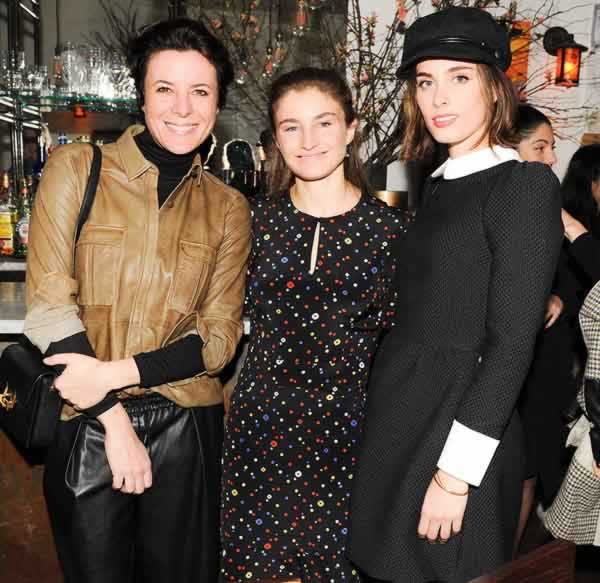 Garance Doré, Vogue’s Chloe Malle, and Sophie Auster