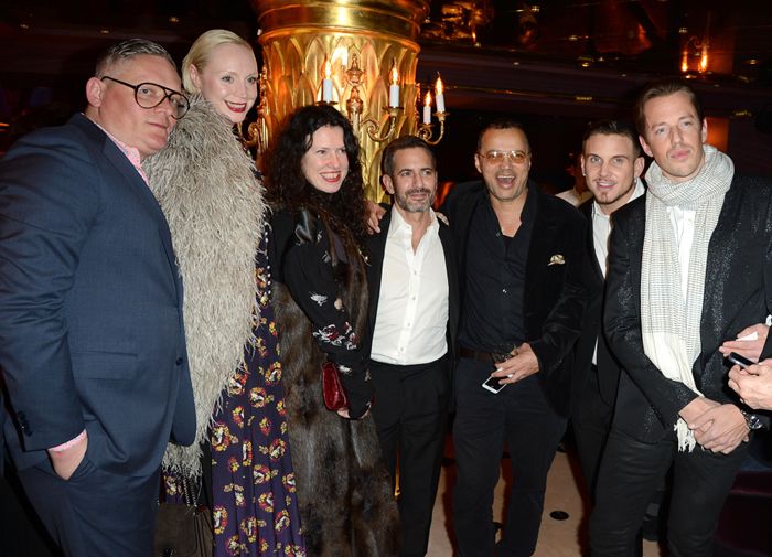 Giles Deacon, Gwendoline Christie, Katie Grand and Marc Jacobs