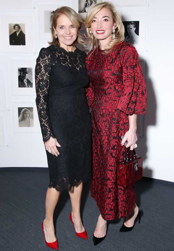 Katie Couric and Federica Marchionni