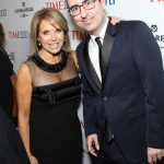 Katie Couric and John Oliver
