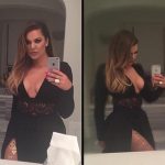Khloe at Kris Jenner's Christmas Eve party
