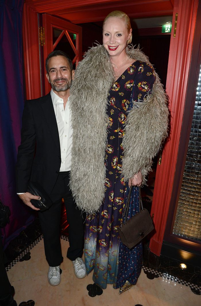 Marc Jacobs and Gwendoline Christie