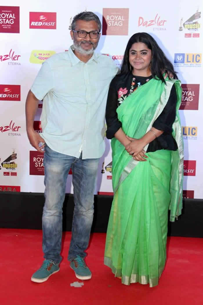 Nitesh Tiwari with his wife Ashwiny Iyer Tiwari