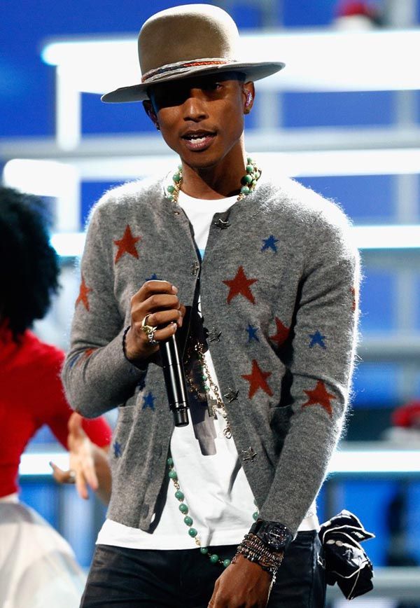 Pharrell Williams in Chanel.