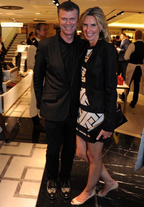 Pierre Denis and his wife at Harrods