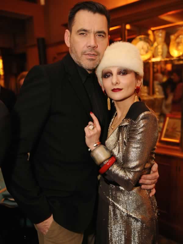 Roland Mouret and Catherine Baba
