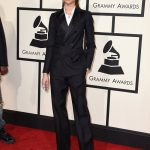 Zendaya wears a double-breasted tuxedo from DSquared2