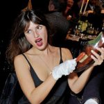 Jeanne Damas at the Berluti party