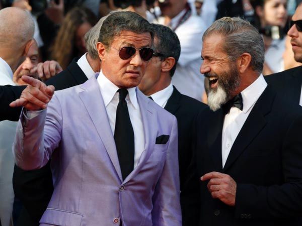 Stallone and Gibson, Cannes Film Festival