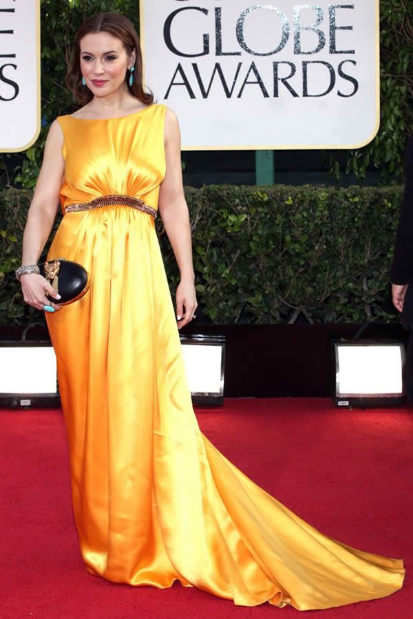 On the Red Carpet at the Golden Globes