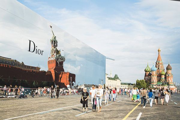 Dior Mounts Fashion Show in Moscow
