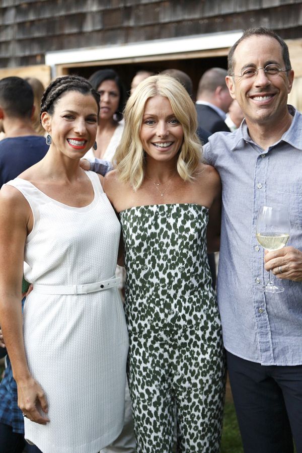 The Seinfelds Host Baby Buggy Bash - Jessica and Jerry with Kelly Ripa