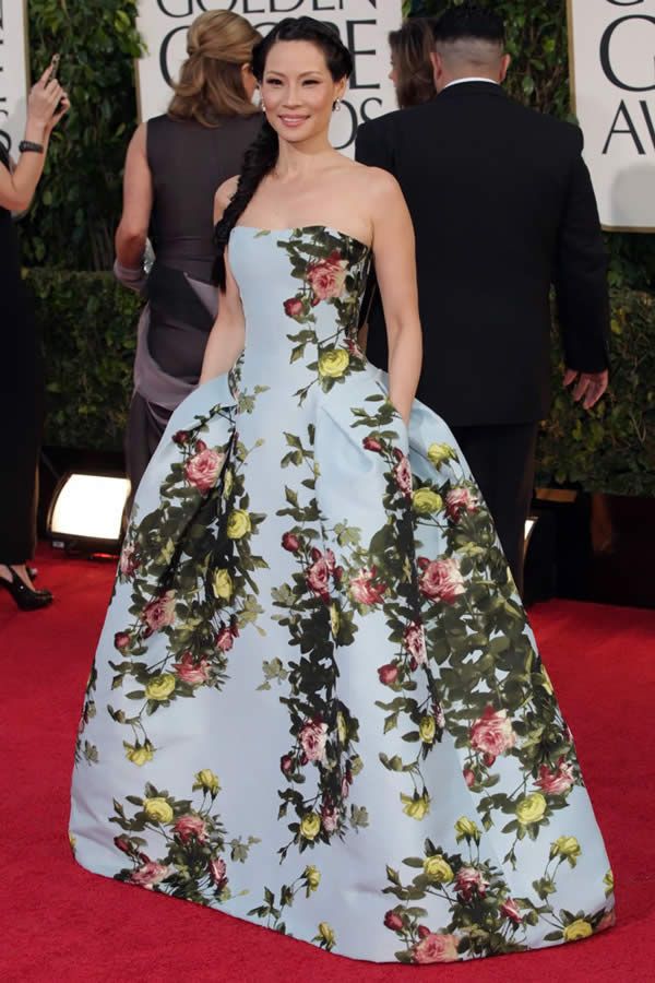 On the Red Carpet at the Golden Globes