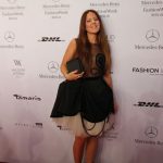 Greek Designer at Mercedes-Benz Fashion Week in Berlin.