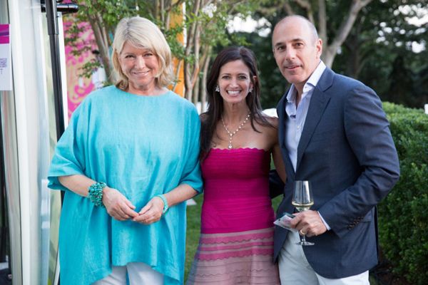 Paddle for Pink - Martha Stewart, Maria Baum, and Matt Lauer