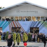Greek Designer at Mercedes-Benz Fashion Week - Branderburg Gate