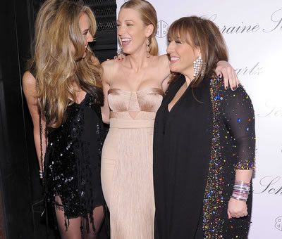 Blake Lively, Lorraine Schwartz and Ofira Sandberg