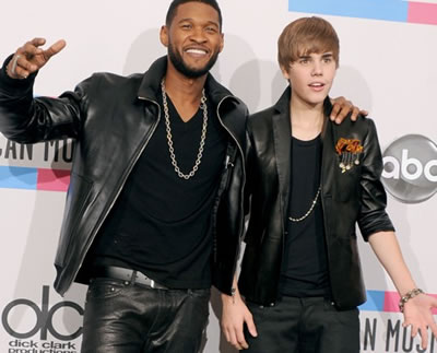 Justin Bieber, Usher
