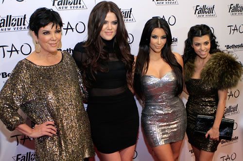 Kris Jenner, Khloe, Kim and Kourtney Kardashian