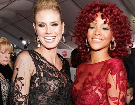 Rihanna, Heidi Klum