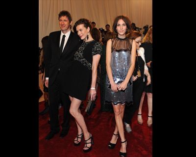 Milla Jovovich and Alexa Chung