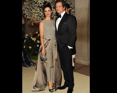 Livia Giuggioli and Colin Firth