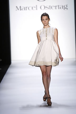 Marcel Ostertag Collection at Mercedes Benz Fashion Week Berlin