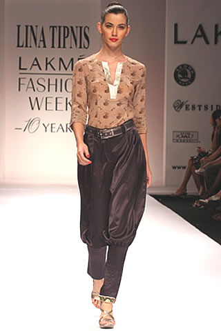 Lina Tipnis Collection at Lakme Fashion Week 2009