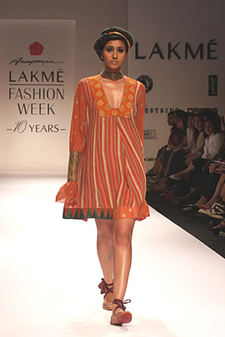 Anupama Dayal collection for Lakme Fashion Week 09
