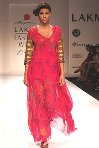 Anupama Dayal collection for Lakme Fashion Week 09
