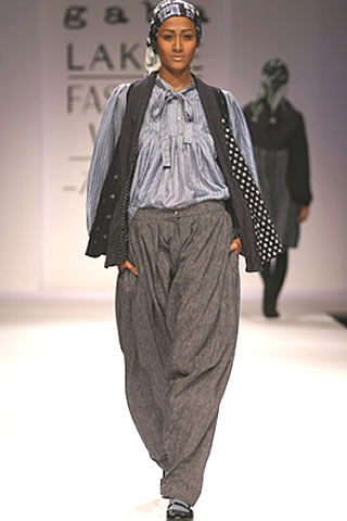 Gaba collection for lakme fashion week