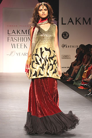Vikram Phadnis collection,  Lakme Fashion Week, 2009