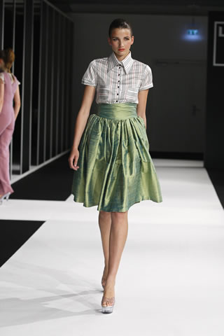LAC ET ME Spring Summer 2010 Collection at Mercedes Benz fashion Week 09 Berlin Summary