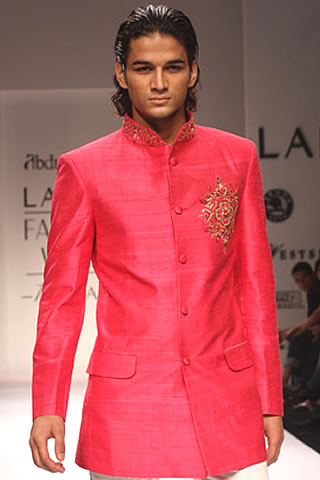 Abdul Halder present his collection in Lakme Fashion Week