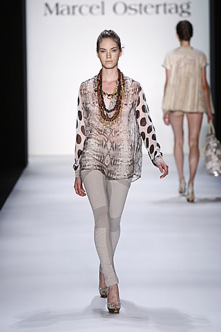 Marcel Ostertag Collection at Mercedes Benz Fashion Week Berlin