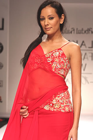 Abdul Halder present his collection in Lakme Fashion Week
