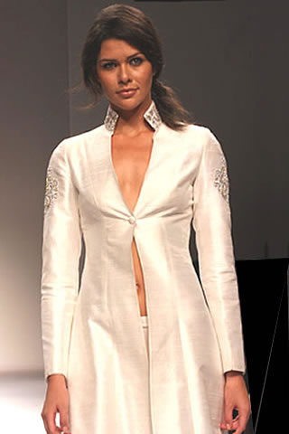 Abdul Halder present his collection in Lakme Fashion Week