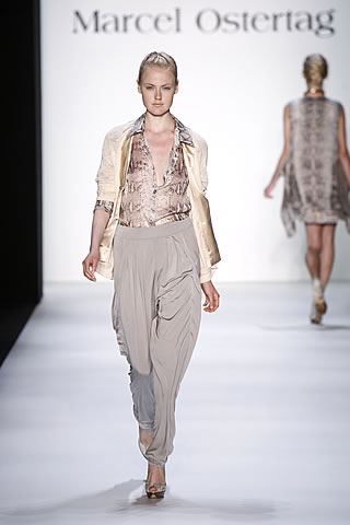 Marcel Ostertag Collection at Mercedes Benz Fashion Week Berlin