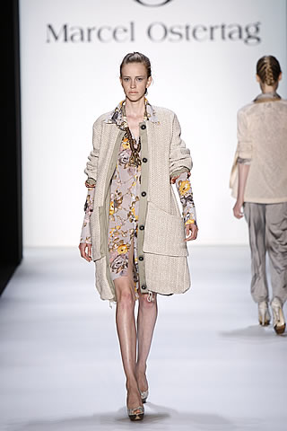 Marcel Ostertag Collection at Mercedes Benz Fashion Week Berlin