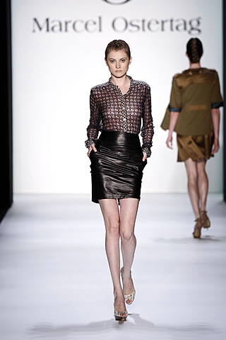 Marcel Ostertag Collection at Mercedes Benz Fashion Week Berlin
