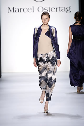 Marcel Ostertag Collection at Mercedes Benz Fashion Week Berlin