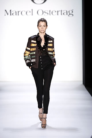 Marcel Ostertag Collection at Mercedes Benz Fashion Week Berlin