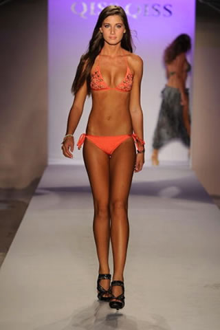 Latest Collection By Aqua Di Lara Swimwear Mercedes Benz Fashion Week 2011