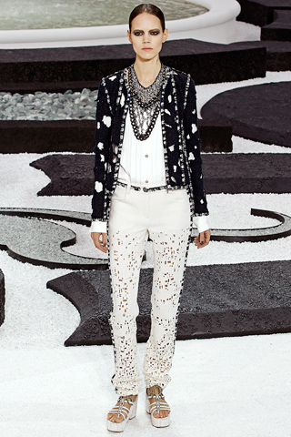 Freja Beha Erichsen In Chanel Spring Summer 2011