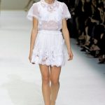 Sasha Pivovarova at Dolce & Gabbana Collection