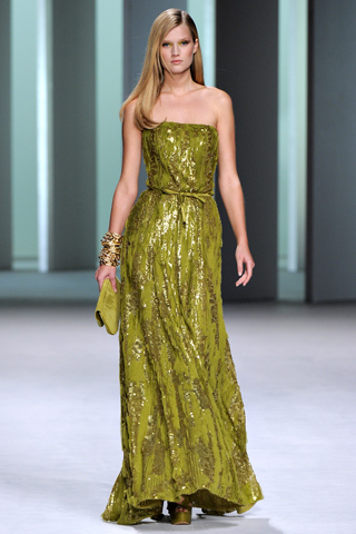 Toni Garrn Spring 2011 Elie Saab