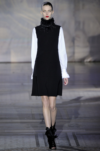 giles aw 2011 london fashion week chloe memisevic