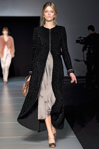 giorgio armani fall 2011 collection milan fashion week 1
